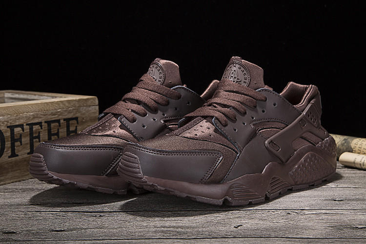 New Women Nike Air Huarache Coffe Shoes